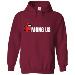 Among Us Classic Unisex Kids and Adults Pullover Hoodie For Gaming lovers							 									 									